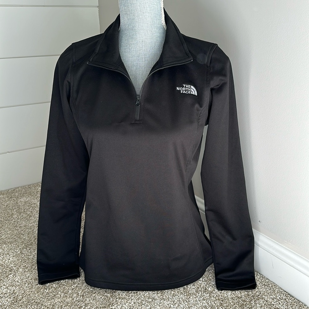 NORTH FACE Quarter-Zip Fleece-Lined Pullover